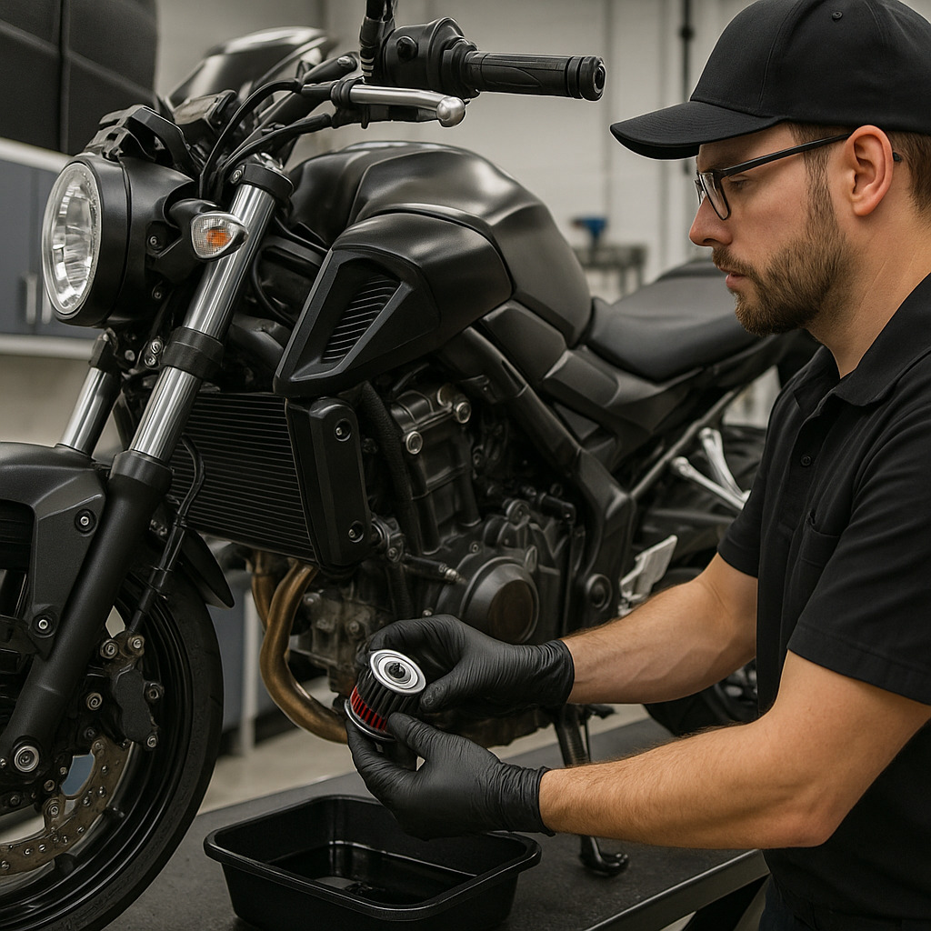 Motorcycle maintenance service